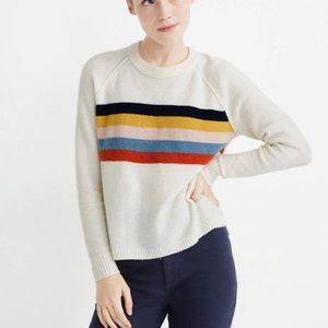 Madewell Placed Stripe Sweater XS